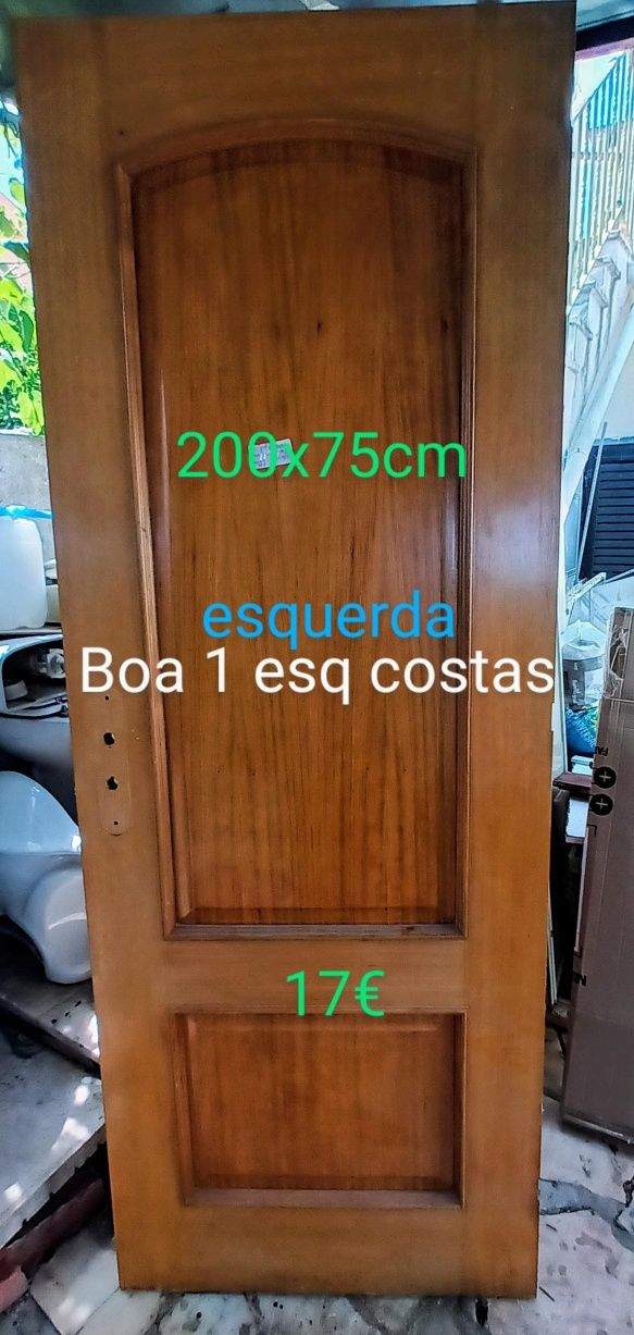Porta usadas esquerdas e direitas 75x200cm