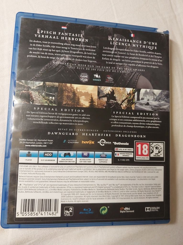 Skyrim special edition ps4