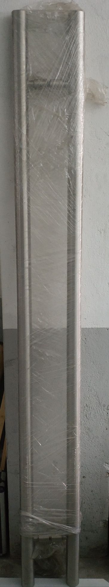 Puxador inox novo, porta de vidro