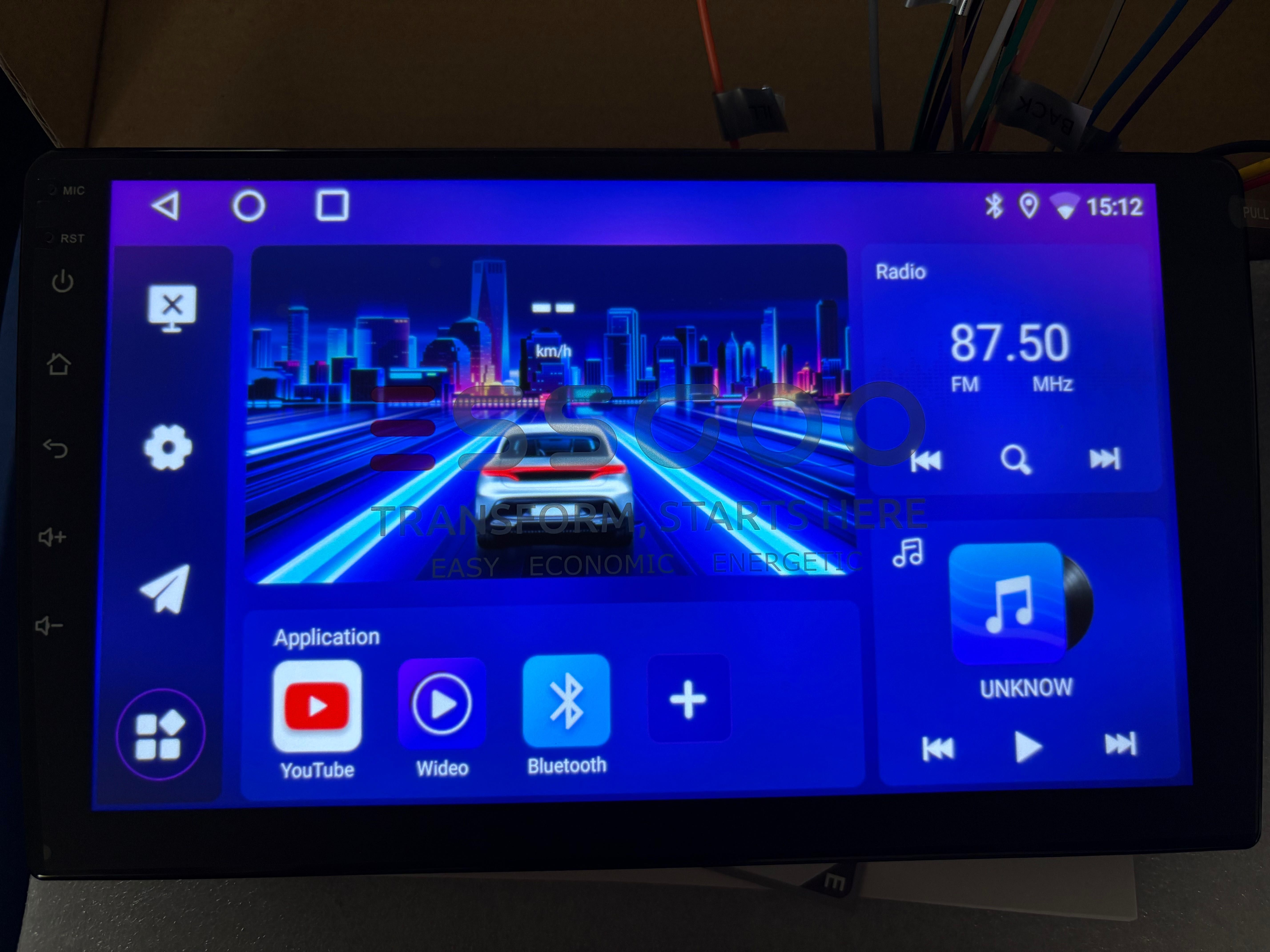 Radio samochodowe 2din 9” Android 14, 4/64 4x1.5Mhz 1280x720 Mali T720