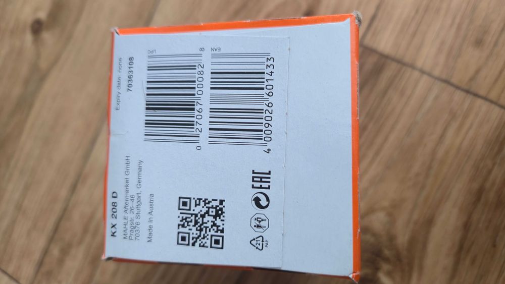 Топливный фильтр KNECHT KX 208D