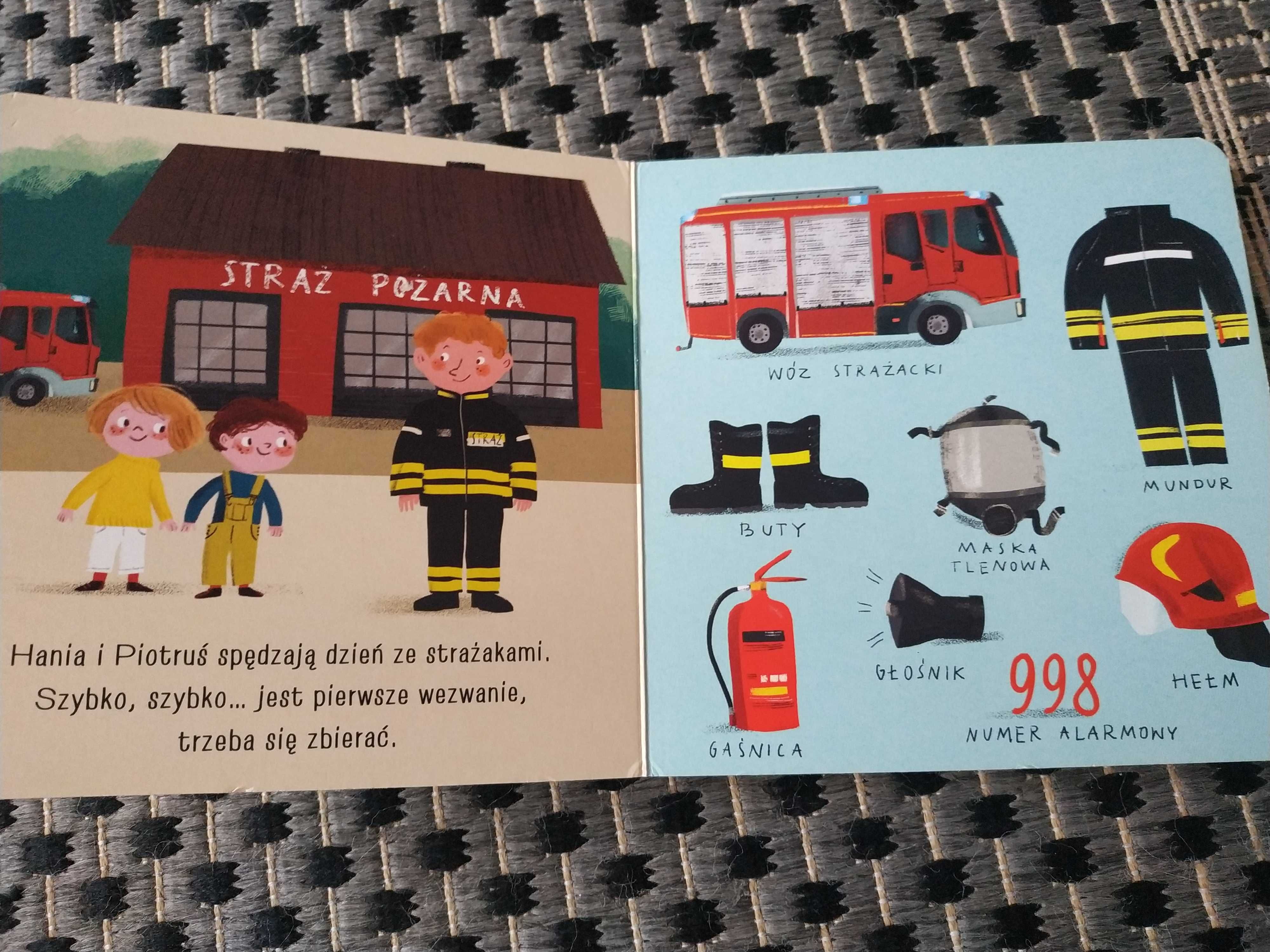 Mój mały świat. Pierwsze słowa. Dzień ze strażakami oraz U lekarza.
