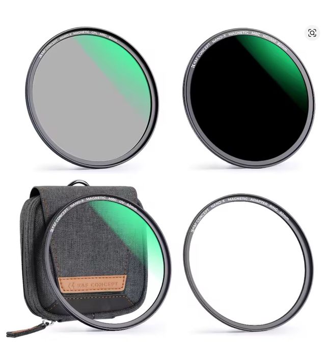 Набір фільтрів K&F Concept Nano-X filter — 82 mm UV, CPL, ND1000