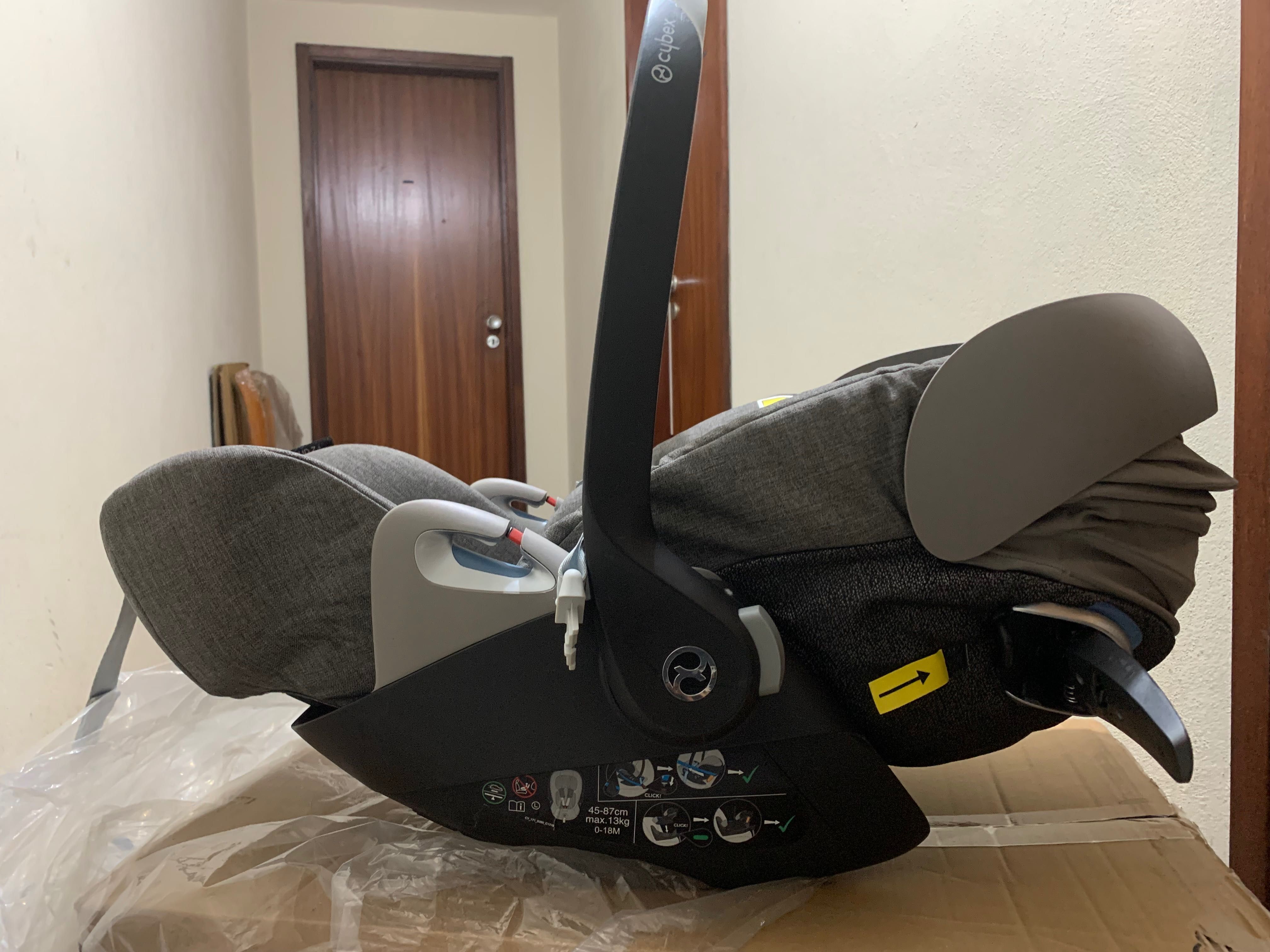 Ovo Cybex / cadeira auto Cloud Z i-Size cinza