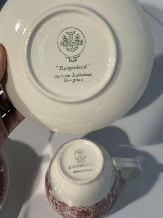 Кофейная пара / Villeroy & Boch / Burgenland / Винтаж