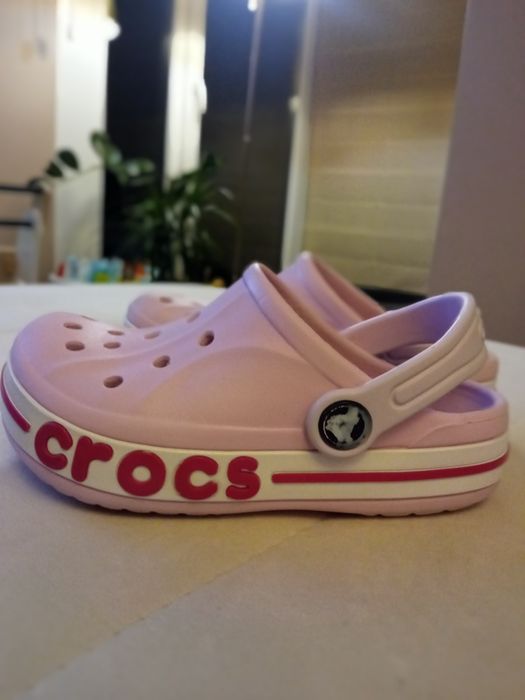 Różowe Crocsy dla dziewczynki, rozm. C11