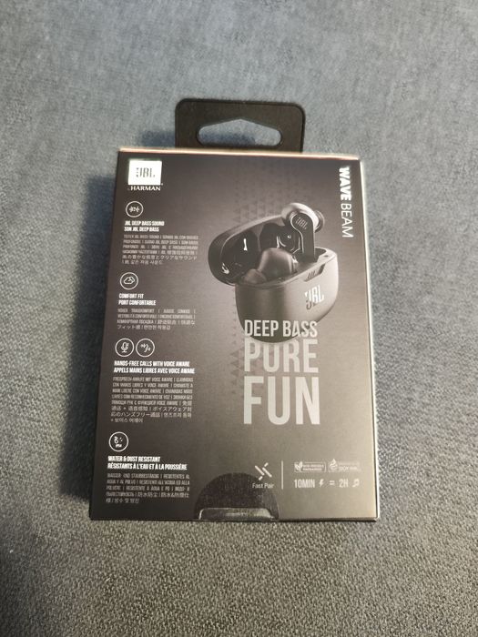 Słuchawki bezprzewodowe JBL Wave Beam perfect fit