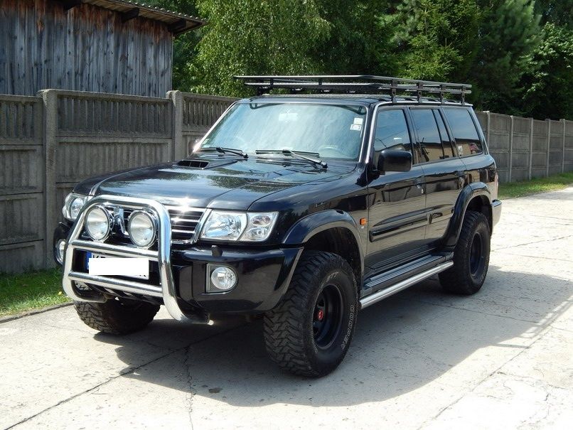 Bagażnik dachowy, wyprawowy Nissan Patrol Y60/Y61 LONG bez siatki.