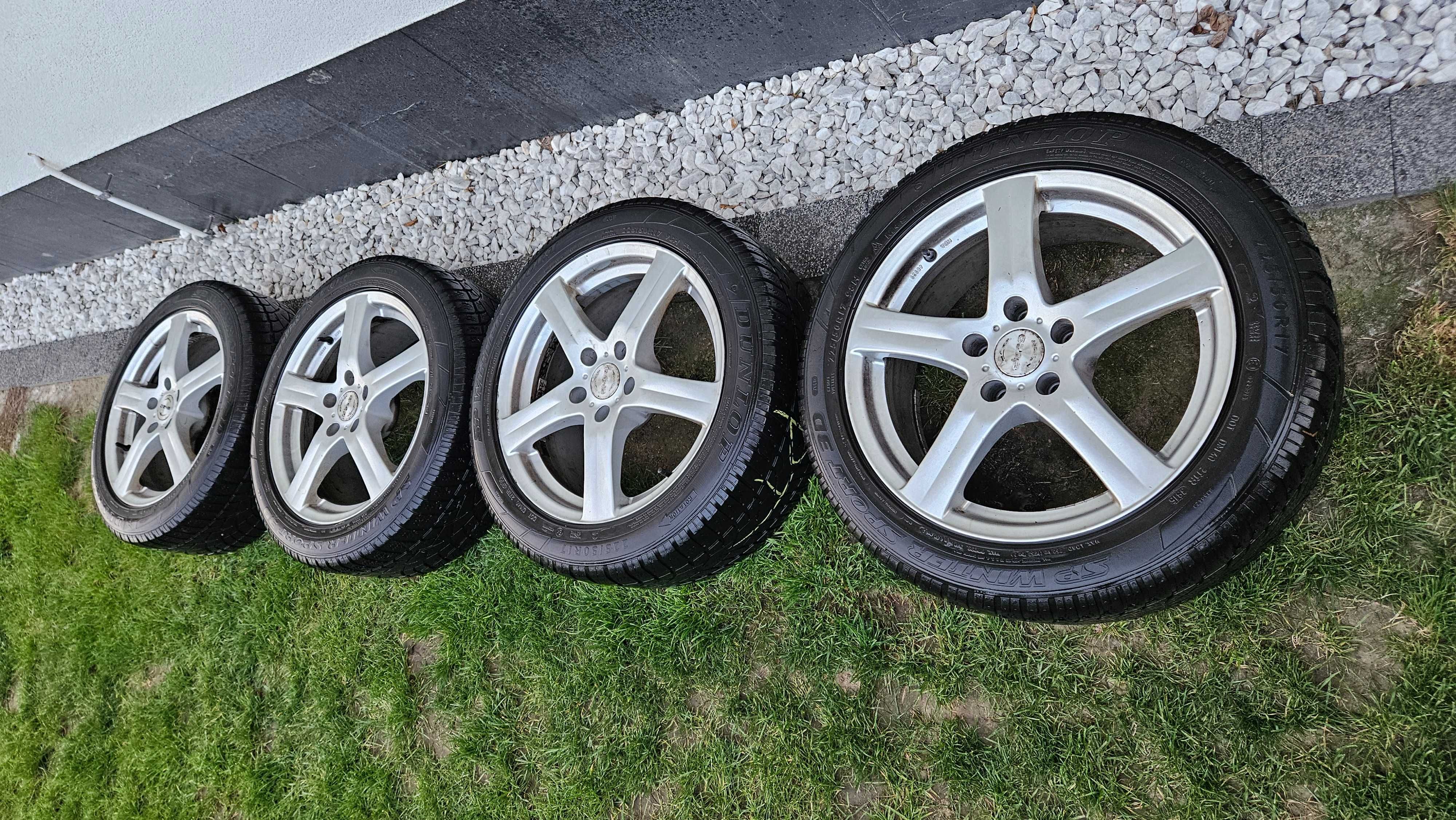 Alufelgi Enzo 17" 5x112 Audi, VW, Skoda, Seat