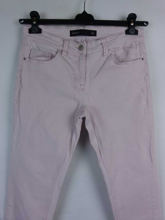 Next Skinny jeans spodnie dżins jasny róż 10R / 38