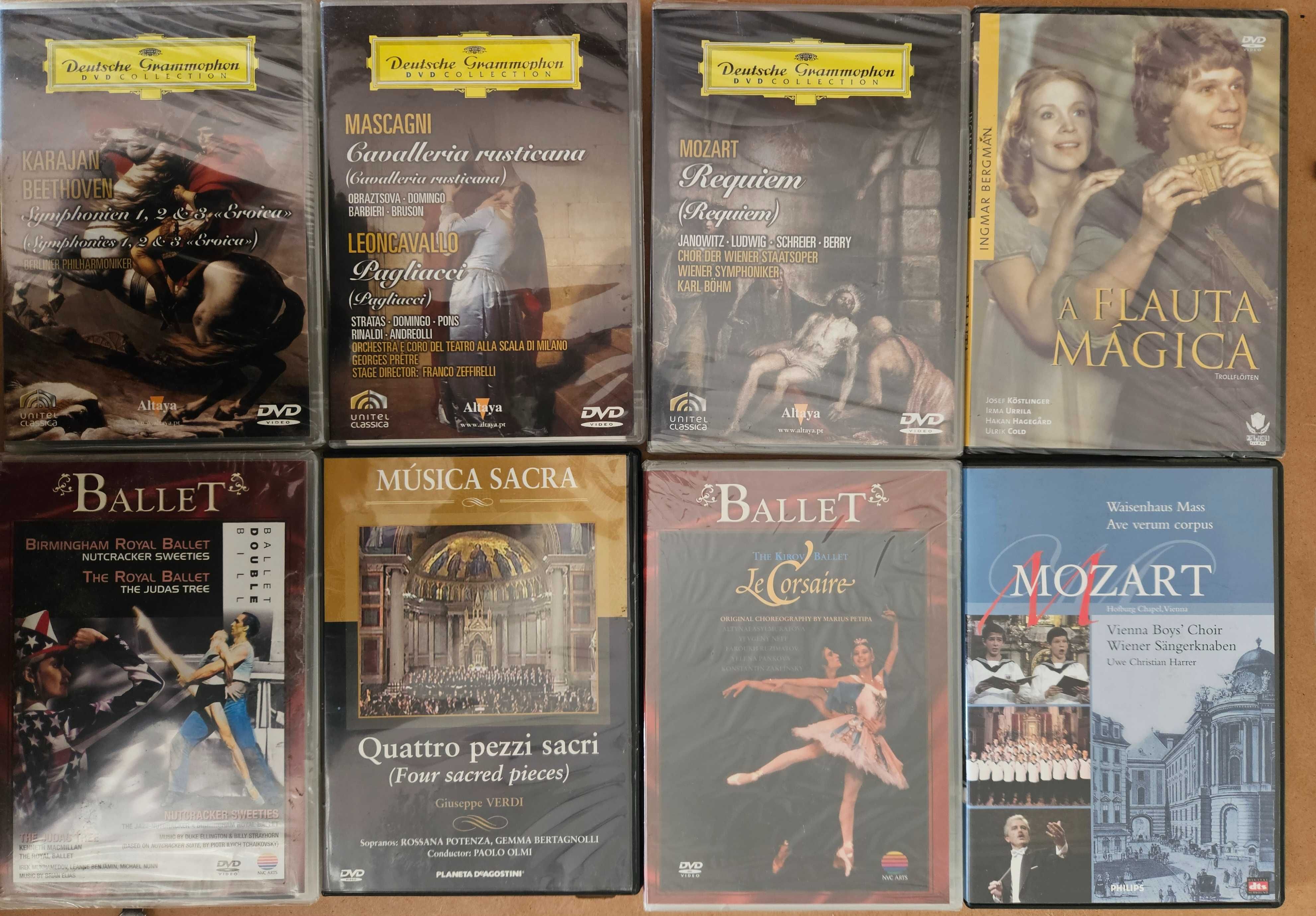 Vários filmes DVD - Clássicos, Documentários, Concertos, Opera etc