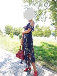 Платье женское летнее нарядное на подкладке - размер S