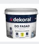 Dekoral do fasad biały 10L farba akrylowa