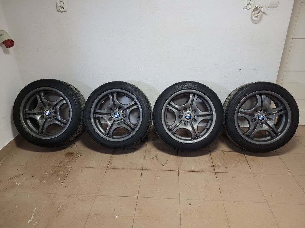 Koła letnie, alufelgi BMW 225/45/17, lato Bridgestone, kompet 4szt.