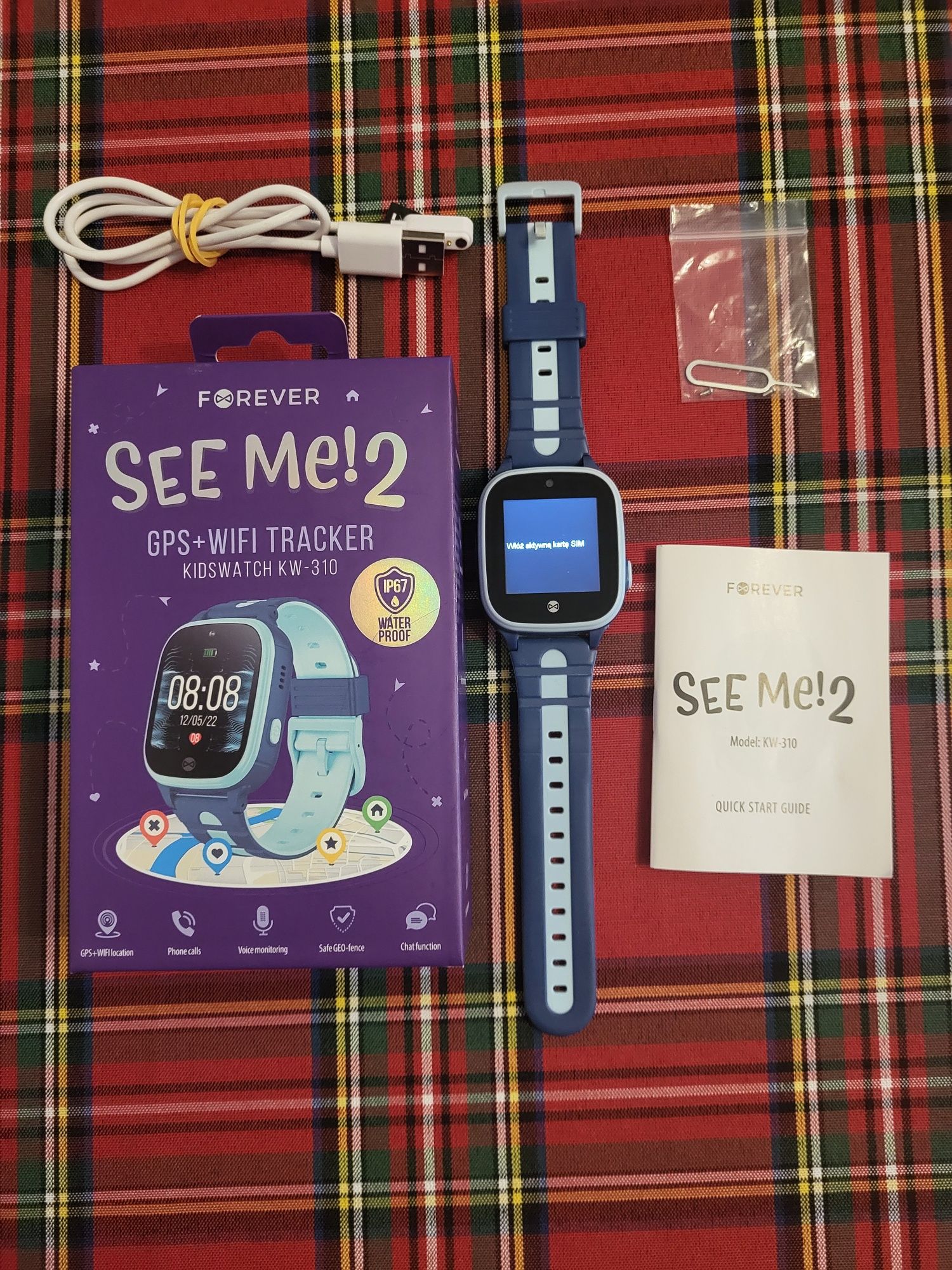 Smartwatch forever See Mee 2 GPS WiFi z gwarancją dla chłopca