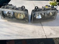 Reflektory BMW E36 komplet przód, jedna tylna lewa, oryginalne BOSCH