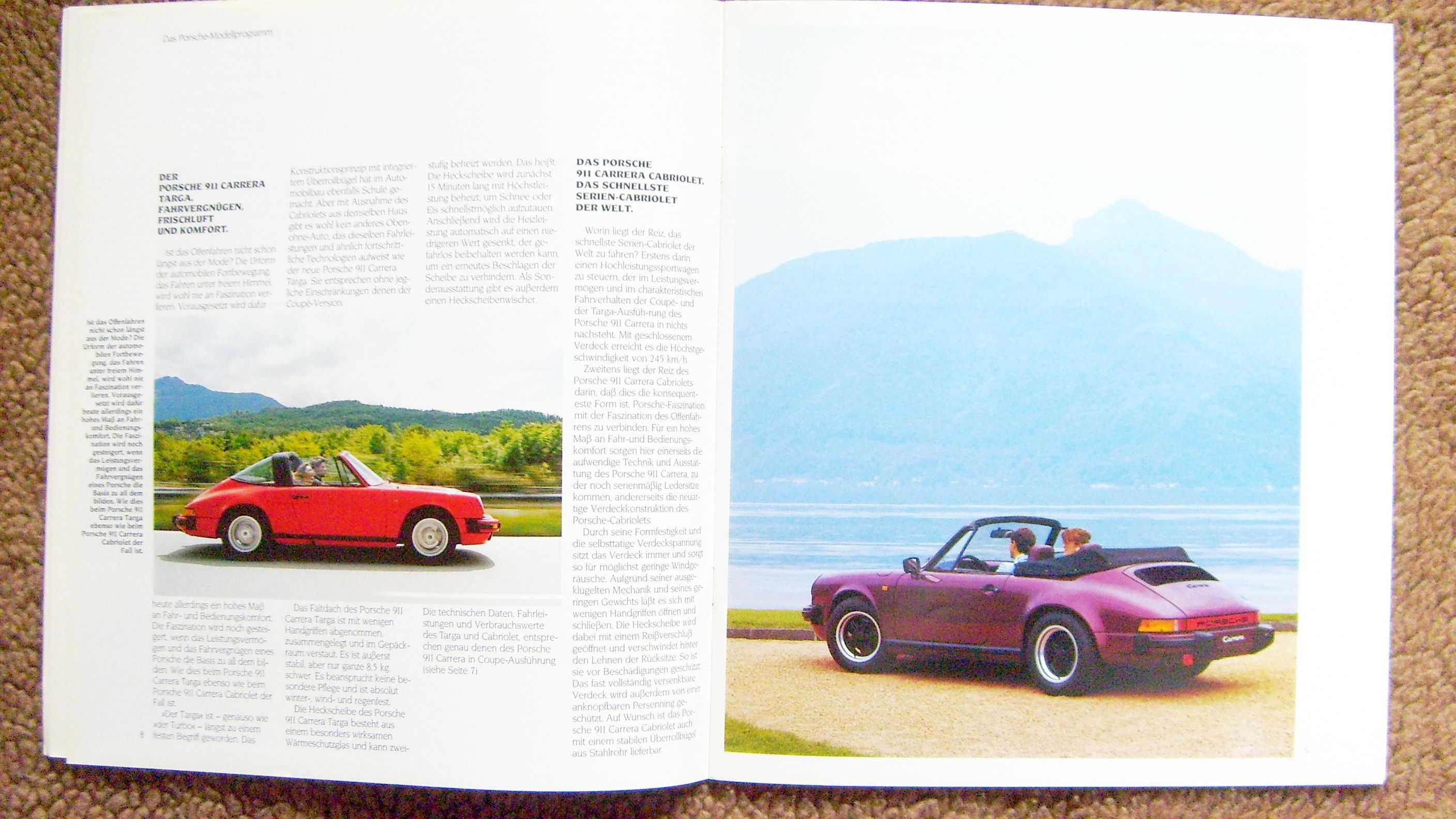 PORSCHE Programm 1983 / 911, 924, 944, 928 / prospekt 40 str., BDB-