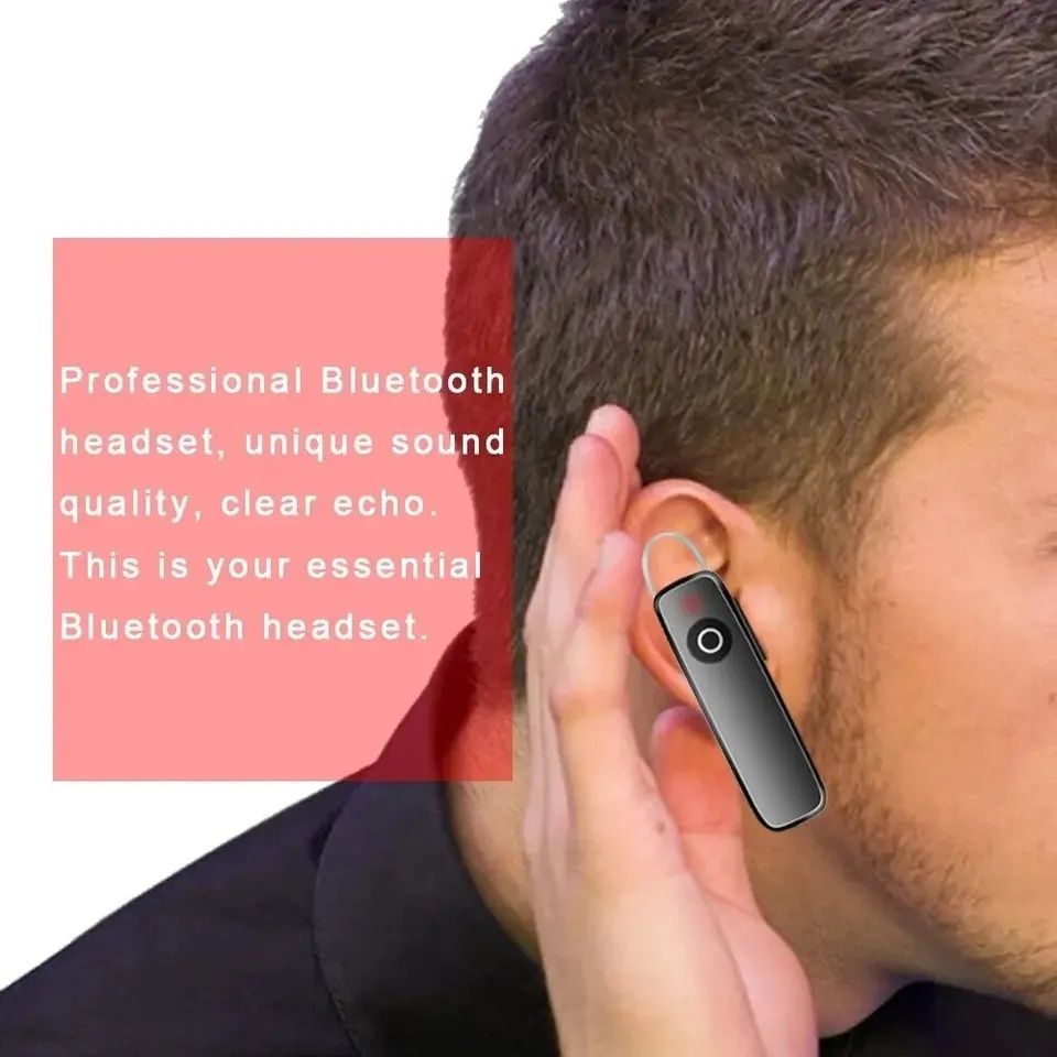 NOWY bezprzewodowy zestaw słuchawkowy BLUETOOTH 4.0 czarny