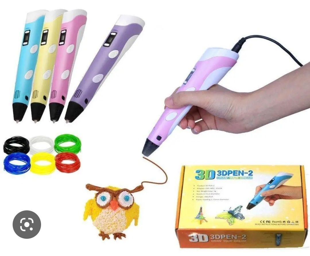 3d Ручка Pen 3 2 5 pla lcd дисплей пластик для творчості 3д моделюванн