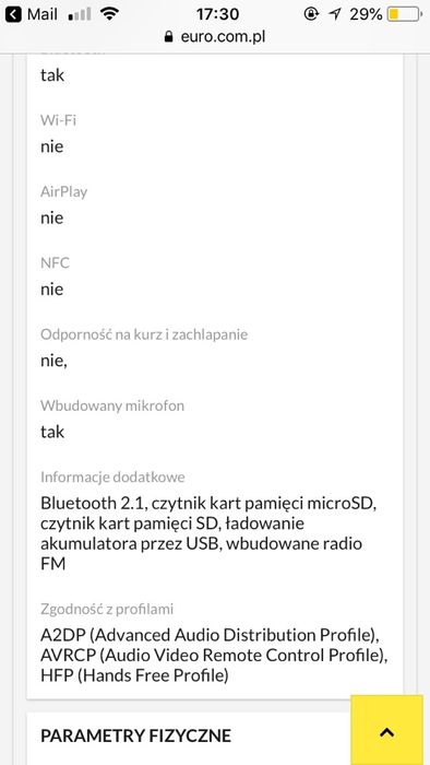 Przenośny głośnik Blaupunkt