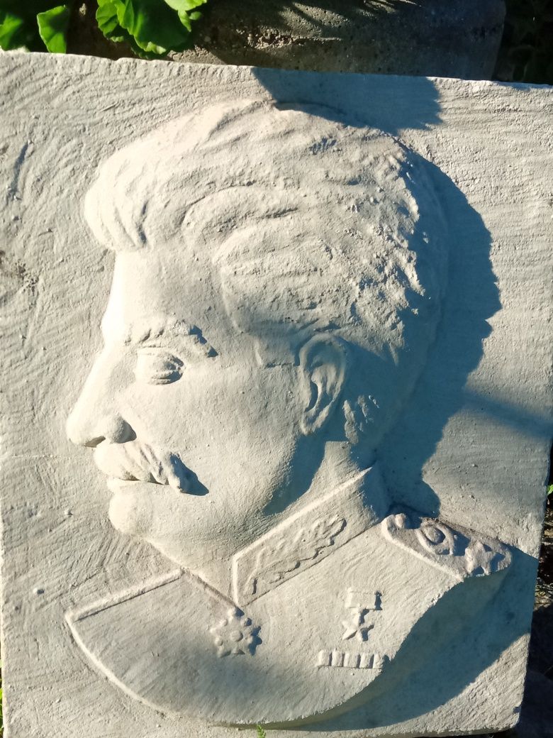 Stalin- płaskorzeźba,piaskowiec!