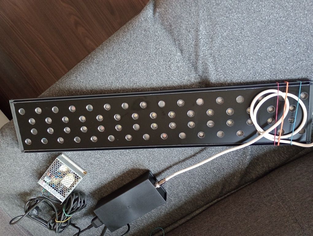 Lampa LED na sterowniku AQMA akwarium roślinne
