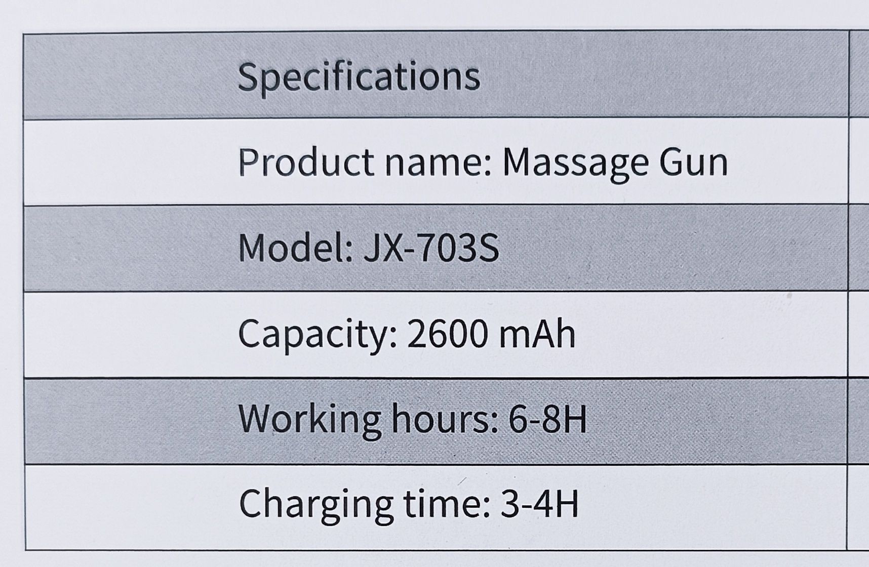 Masażer Lefity Massage Gun