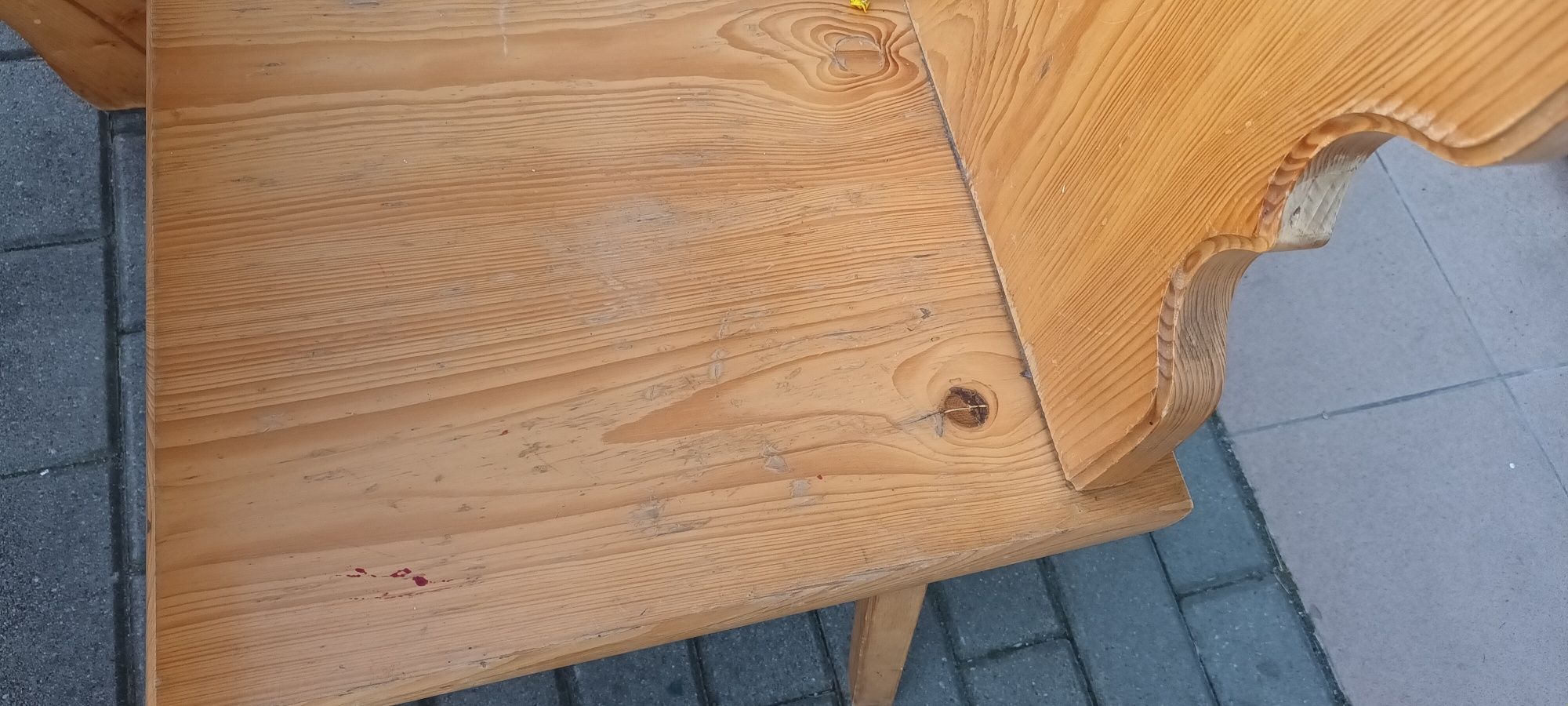 Stól 4szt.krzesla sosna na działkę do altanki