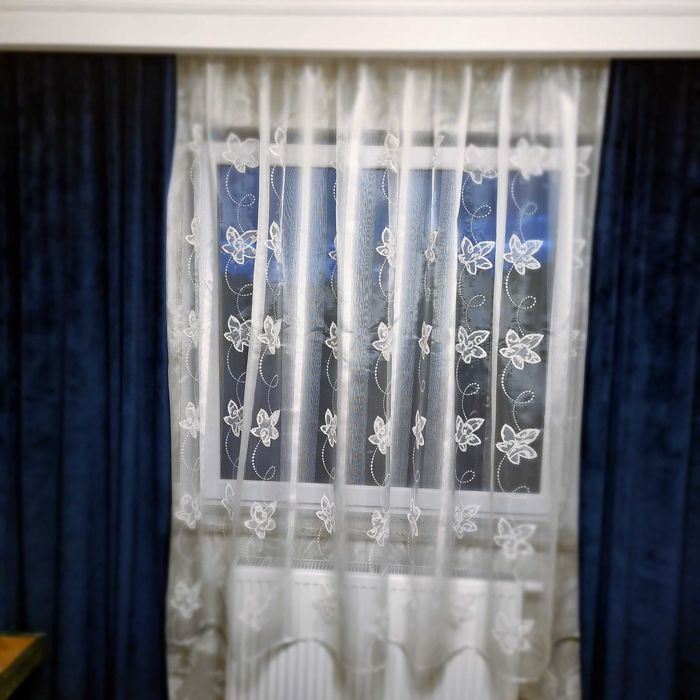 Firana  firanka 160 organza biała