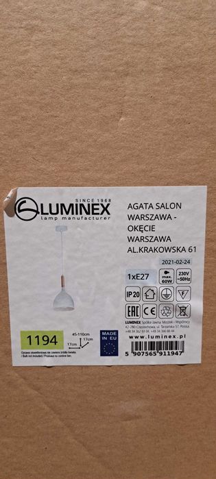 Lampa wisząca Agata meble