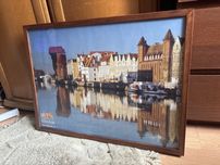 Plakat Gdansk w oprawie