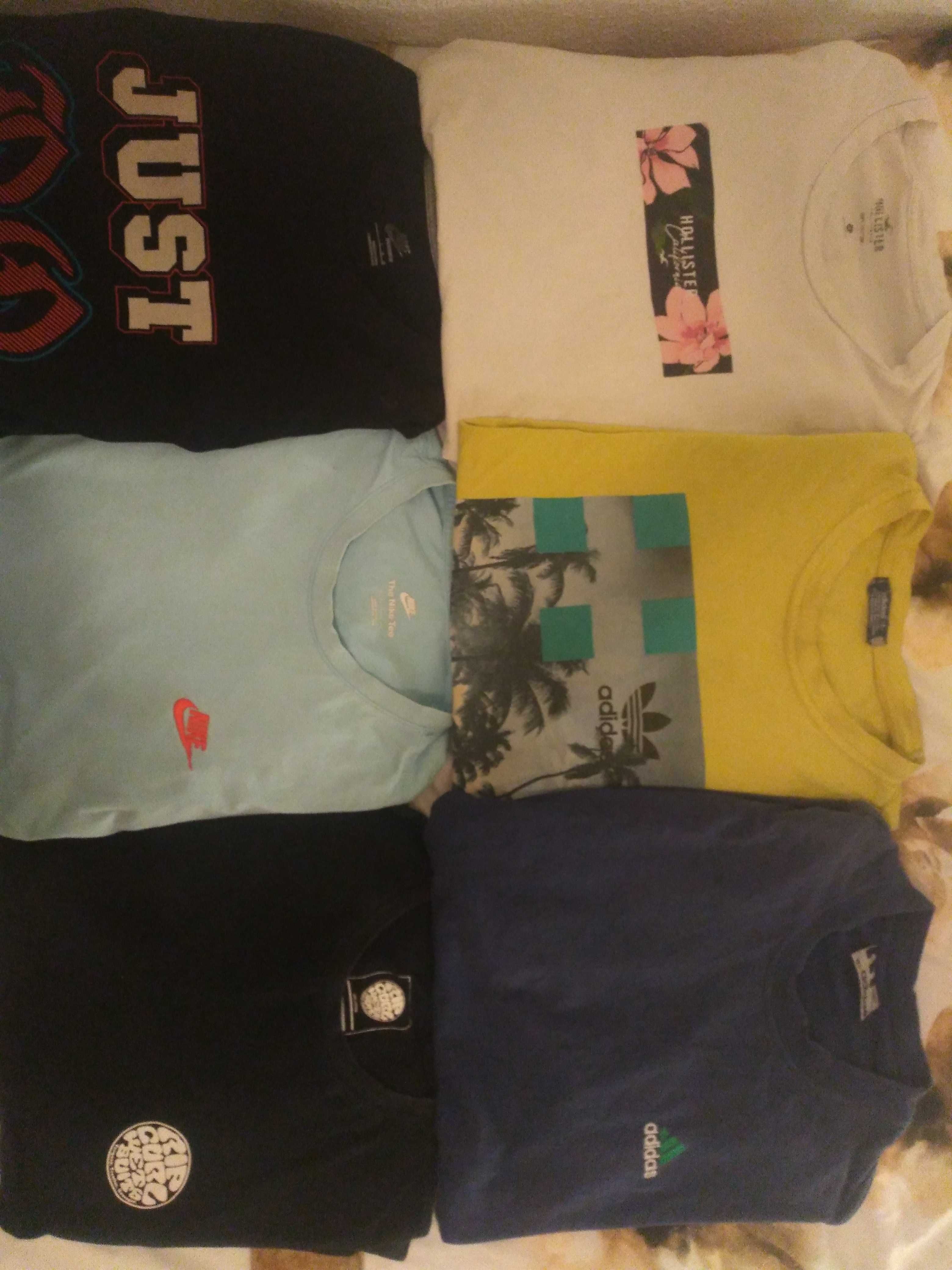 T-Shirts Adidas, Nike, Ripcurl e Hollister