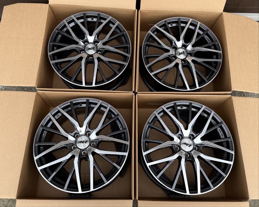 4x felgi aluminiowe NOWE 5x112 r19 et38 8J Alufelgi (Germany) 19”