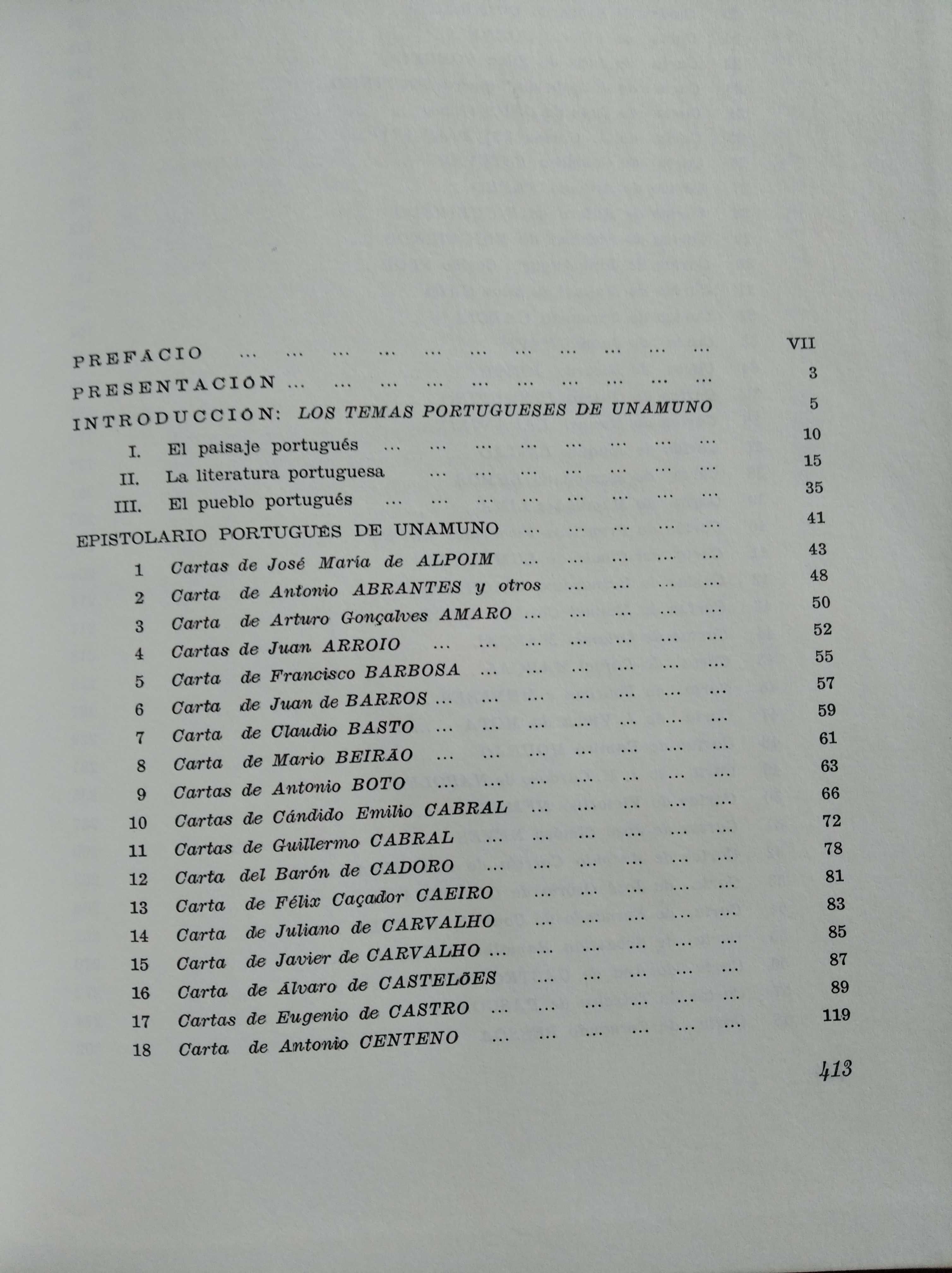 Epistolário Português de Unamuno