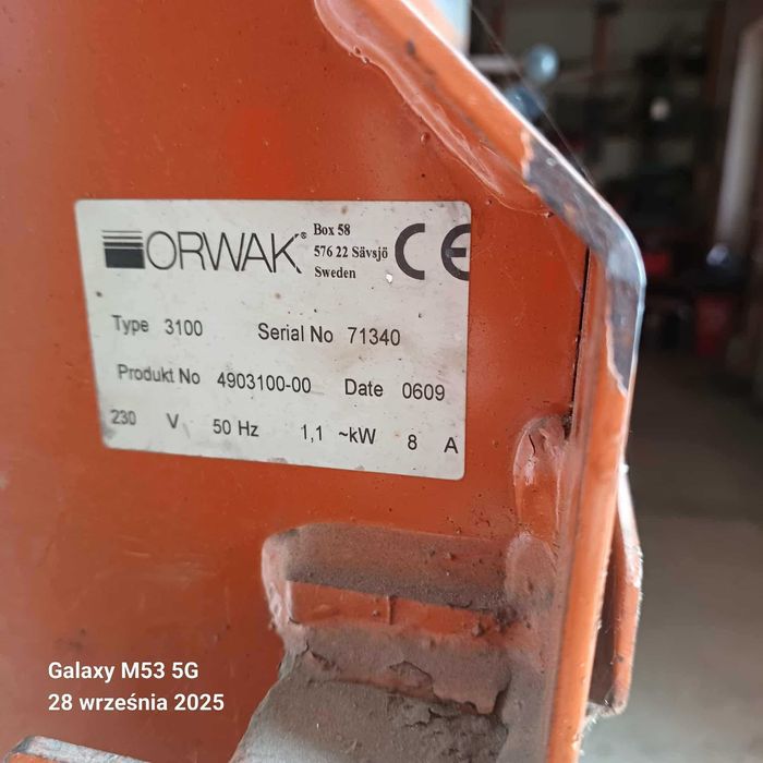 Belownica prasa do makulatury ORWAK 3100 / idealna do sklepu, 230V!