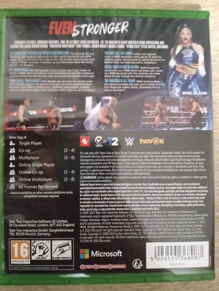 WWE 2k23 xbox one