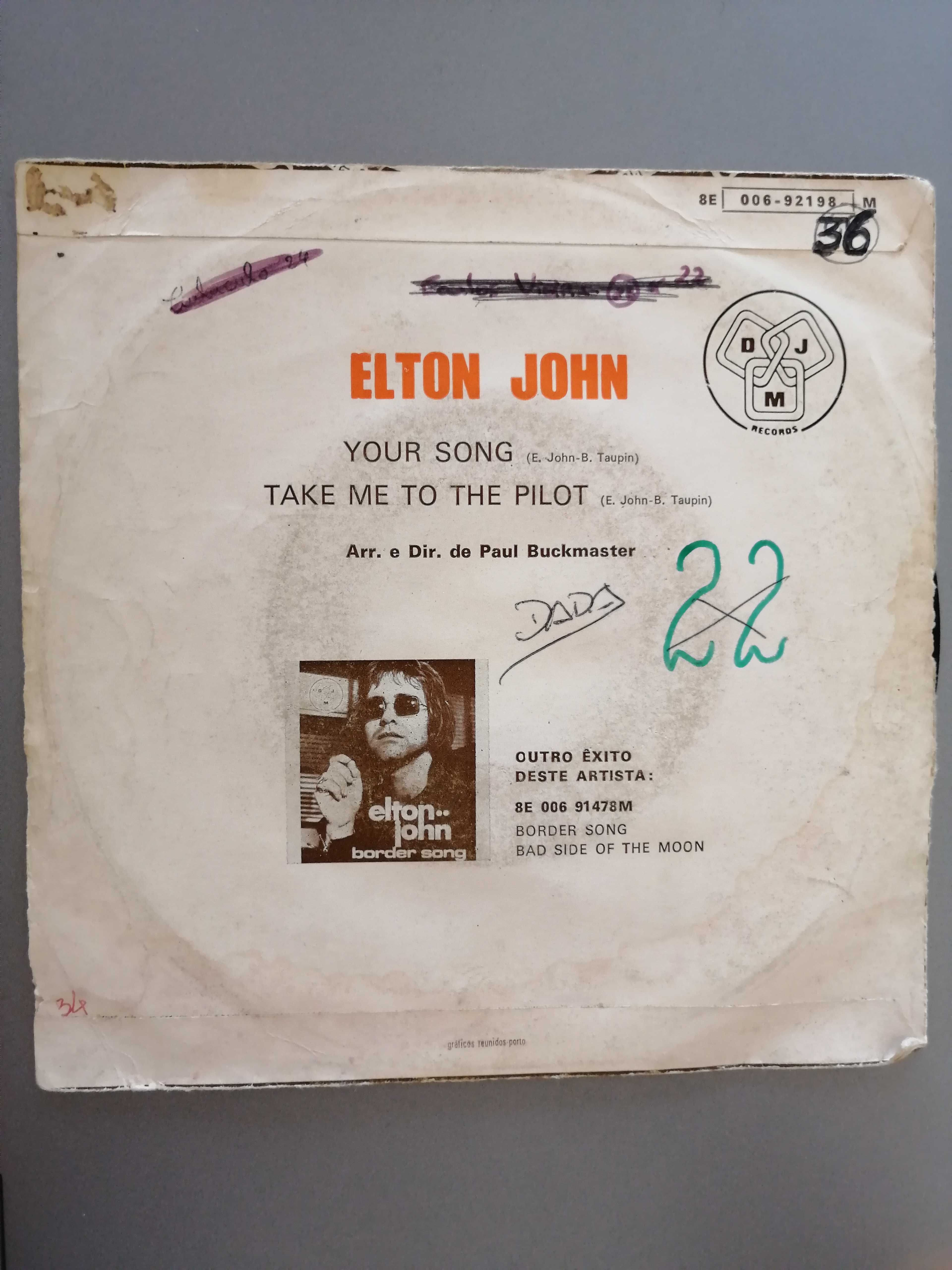 Vinil Elton John 45 rpm