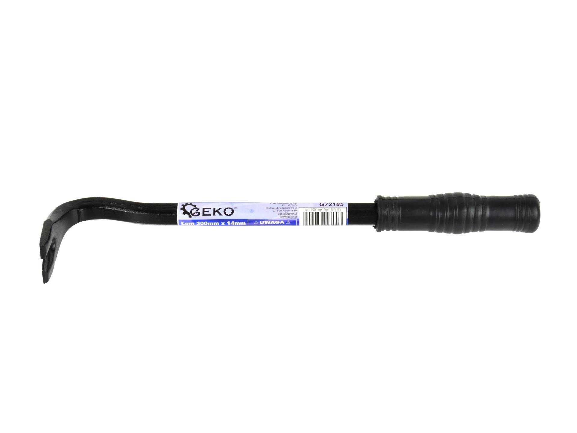 Breszka Łom 300mm x 14mm Geko G72185 brecha łom budowlany krótki łom