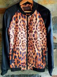 Casaco padrão leopardo
