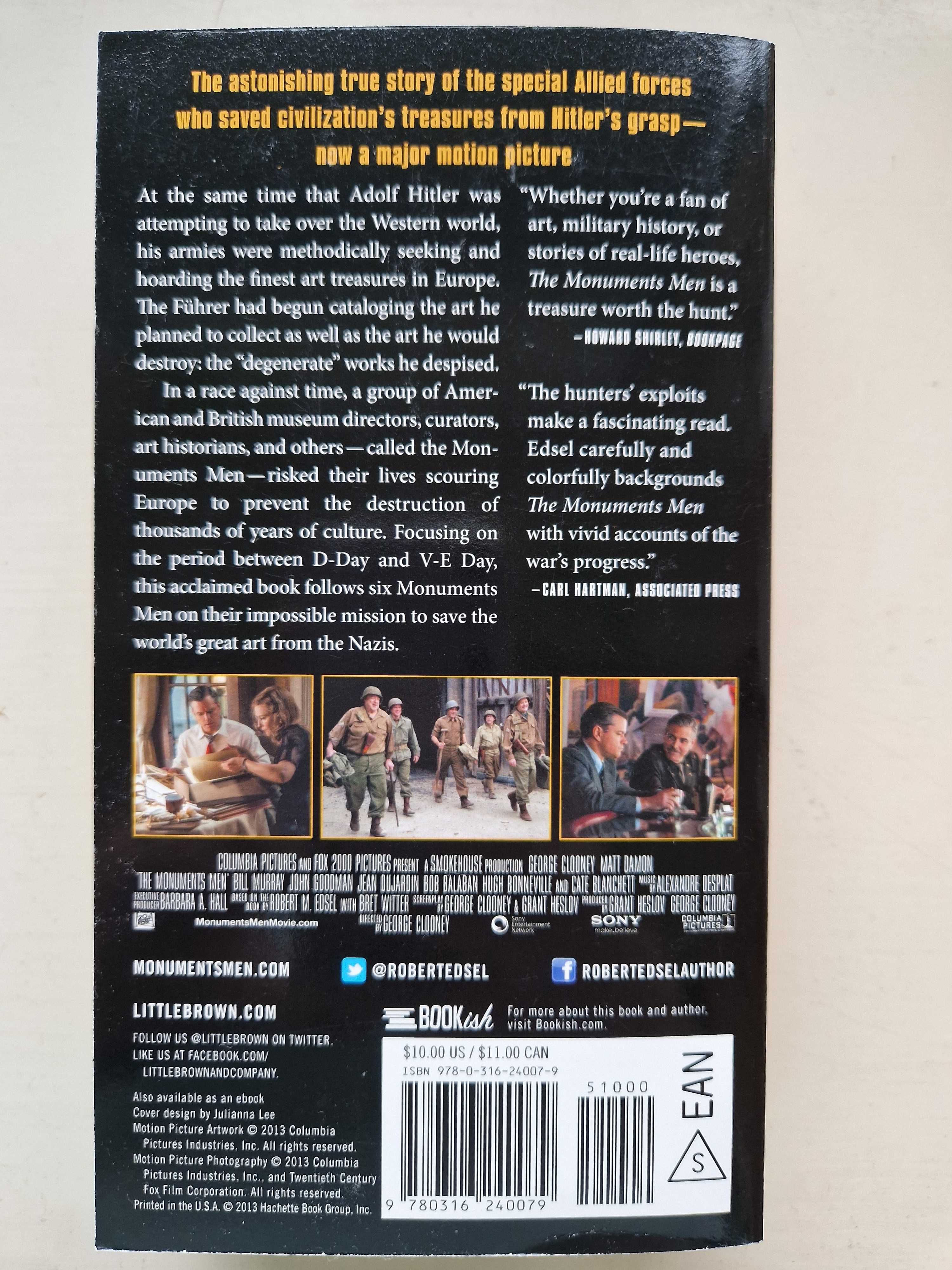Książka "The Monuments Men" Robert M. Edsel, Bret Witter