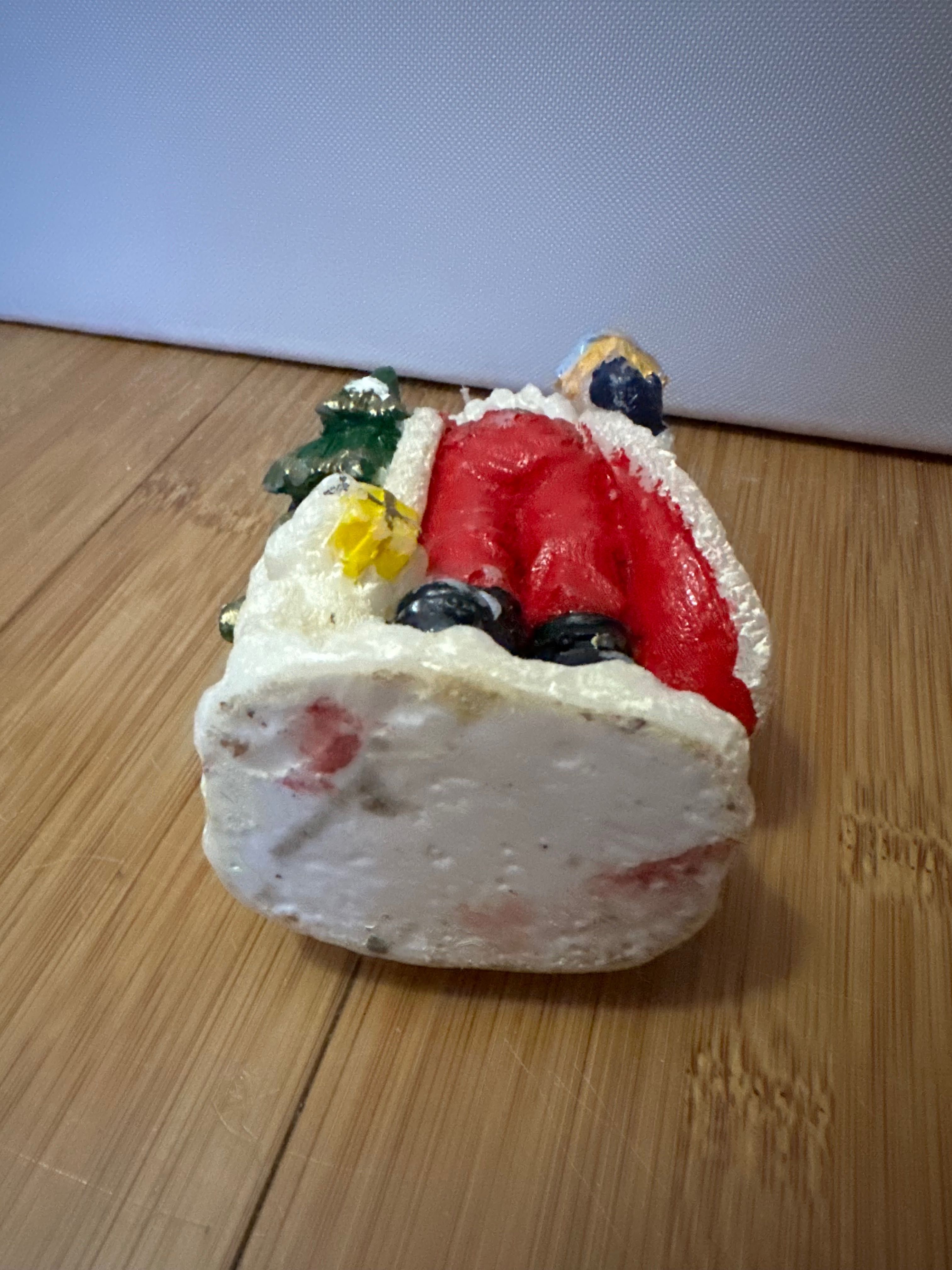Świeczka święty Mikołaj święta Bożego Narodzenia świeca