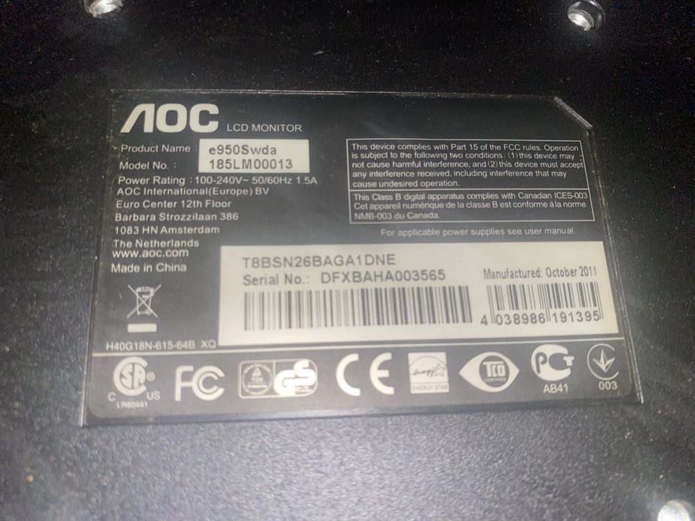 Monitor AOC Używany
