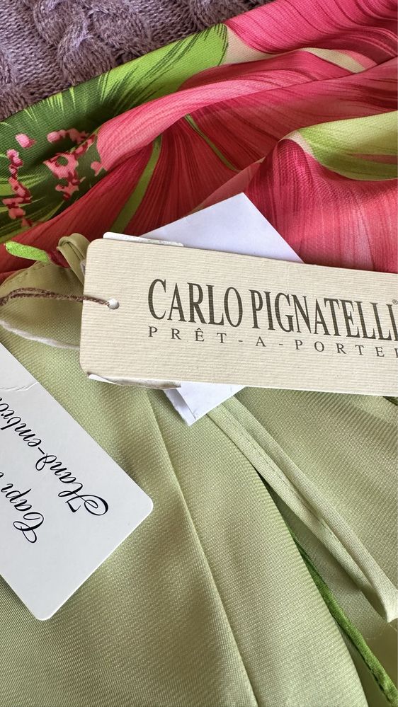 Плаття італійське вечірнє, коктельне бренд Carlo Pignatelli
