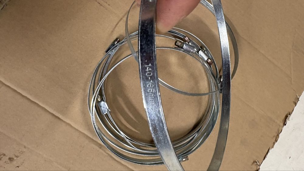 Opaska zaciskowa fi 140-165 mm