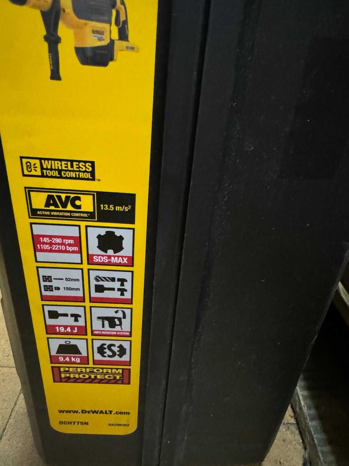 Бездротовий Перфоратор DeWalt DCH775 N-XJ (Без Акб и Зу) Новий !