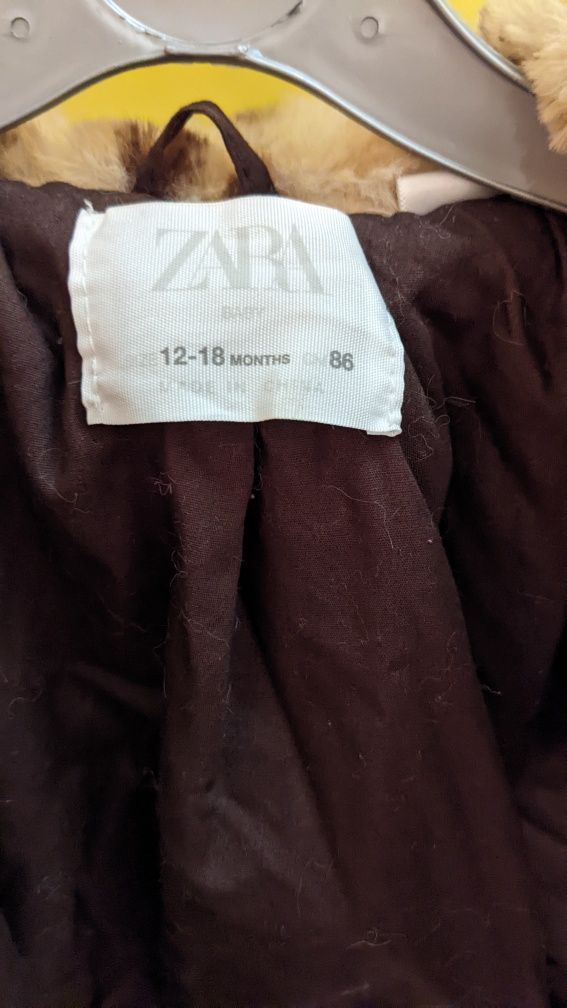 Шубка Zara на дівчинку