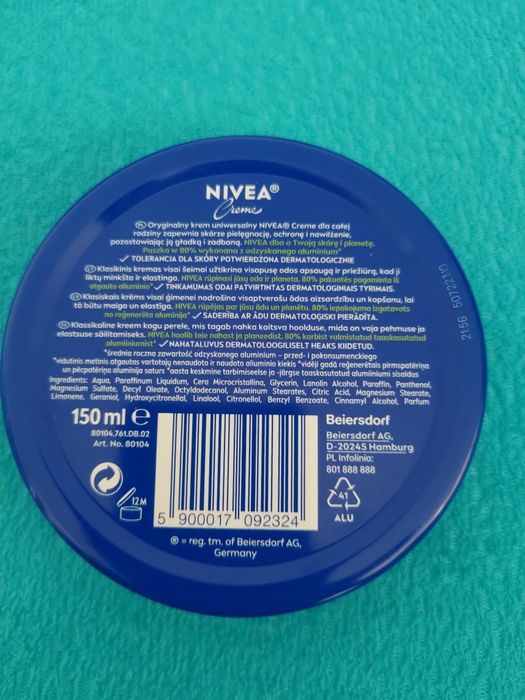 Nowy Krem Nivea 150 ml
