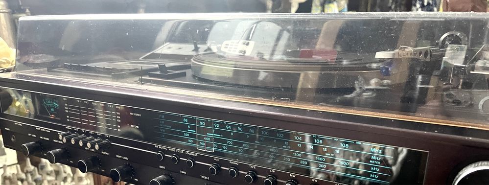 Sankei TCH-3000 japao 1978 Radio/gira-discos/cassetes