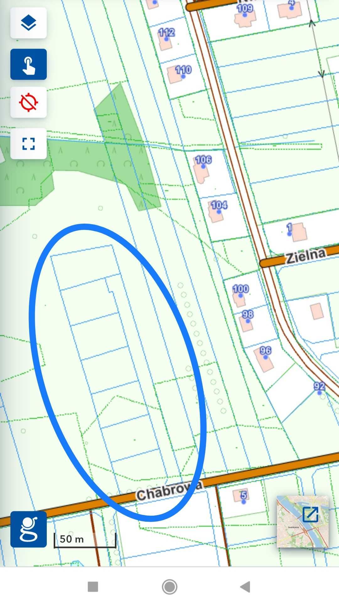 Działki Tołcze ul. Chabrowa