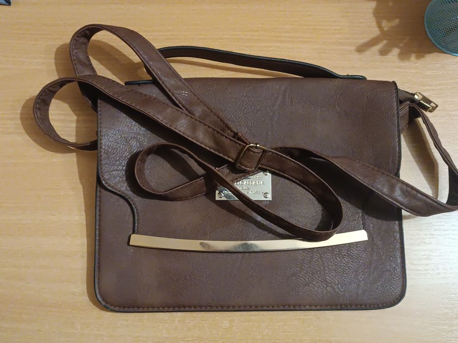 Сумка-портфель, натуральна шкіра.